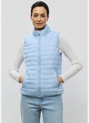 Жилетка женская размер 44/14(xl) голубого цвета бренда g.i.g.a. dx