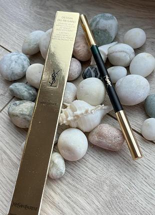Олівець для очей ysl (No5 vert caprice/смарагдово-зелений) yves saint laurent dessin du regard haute tenue