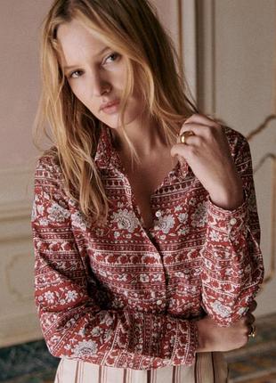 Сорочка блузка sezane :38 m