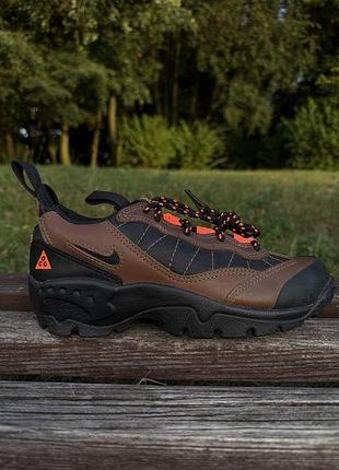 Кроссовки мужские унисекс nike acg air mada brown do9332-200 коричневые 37.5 стильные новые оригинал найк