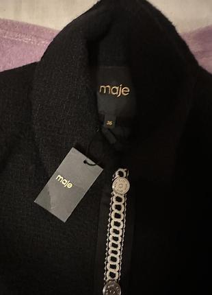 Натуральне шерстяне пальто maje
