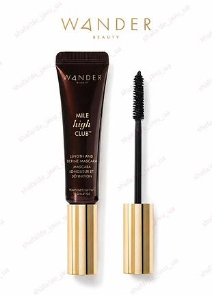 Коричнева туш для вій wander beauty mile high club length and define mascara espresso 9 г