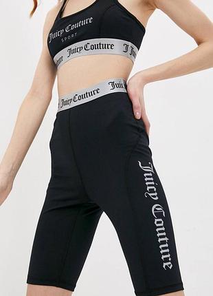 Чорні спортивні велосипедки від juicy couture sport розмір s шорти
