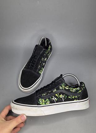 Кеди vans old skool "eyes in the dark"