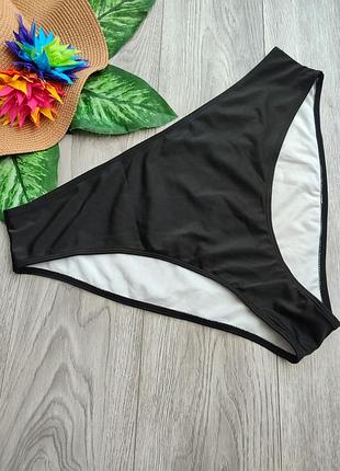 Плавки нижняя часть купальника черные shein 4xl