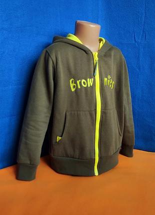 Толстовка с начесом brownies на 8-9 лет