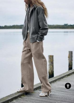 Брюки із фетра zara xl