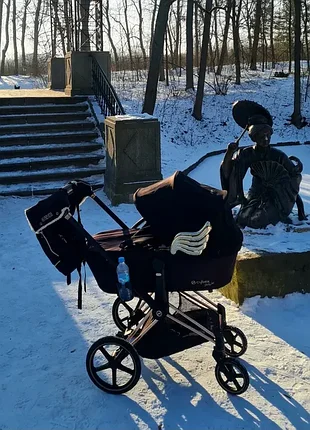 Каляска 3 в 1 cybex priam jeremy scott wings