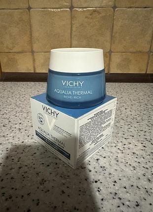 Крем для обличчя vichy (віши) aqualia thermal для глибокого зволоження сухої та дуже сухої шкіри, 50 мл
