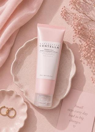 Гель пінка для вмивання для звуження пор skin1004 madagascar centella poremizing deep cleansing foam