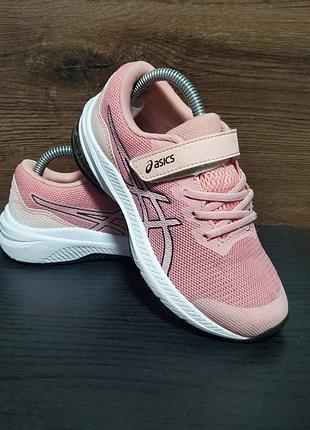 Дитячі кросівки asics gt-1000 11 ps у рожевому кольорі (офіційний відтінок — frosted rose/deep mars).
