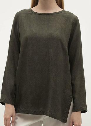 Блуза max mara 100% шовк made in italy туніка it46 l оригінал