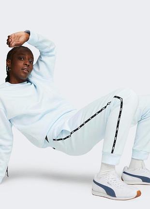 Джогери бововняні puma жіночі на флісі блакитні