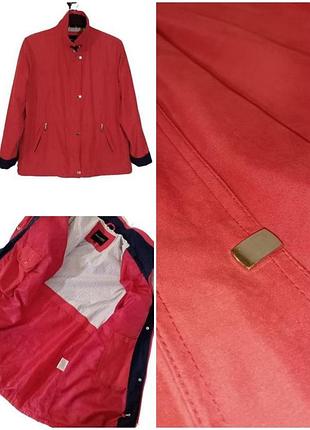 Жіноча легка куртка / вітрівка   р. 44 (l-xl / 50-52) windfield (данія) малинова червона