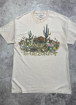 Футболка вінтажна hanes arizona