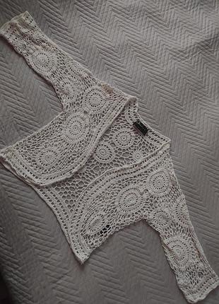 Ажурний кардиган claudia c, стиль vintage / boho" 100% віскоза