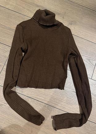 Топ з довгими рукавами bershka