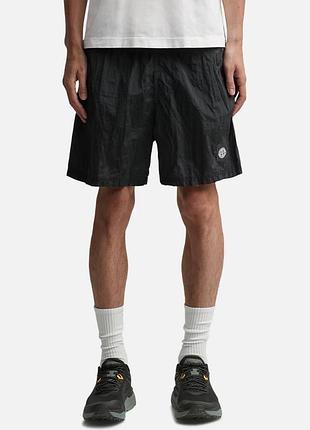 Распродажа нейлоновые шорты stone island patch program