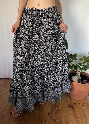 Спідниця yours midnight paisley skirt т1