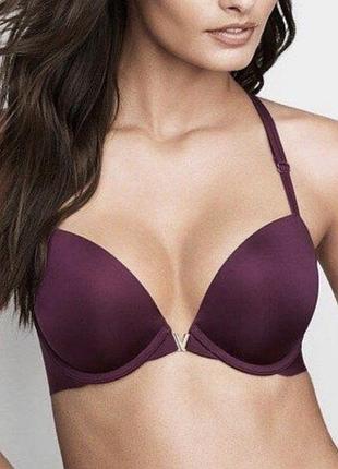 Бюстгальтер від відомого американського бренду victoria's secret у глибокому винно-бордовому відтінку