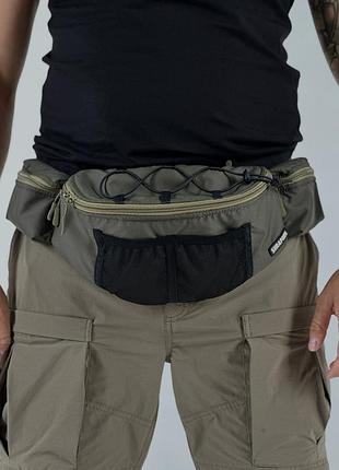Сумка поясная shrapnel raiderpro gen.2 khaki, бананка хаки