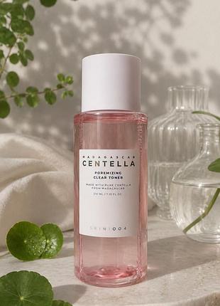 Тонік тонер для лиця для звуження пор skin1004 madagascar centella poremizing clear toner