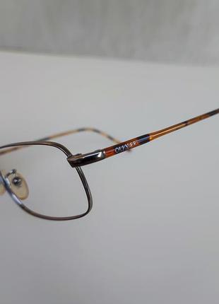 Вінтажна металева оправа для окулярів olivier ol 75 (made in italy) в стилі y2k / 90s