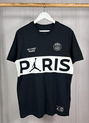 Jordan psg paris saint germain big logo шикарна ефектна футболка оригінал!
