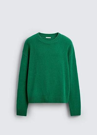 Светр zara 100 шерсть