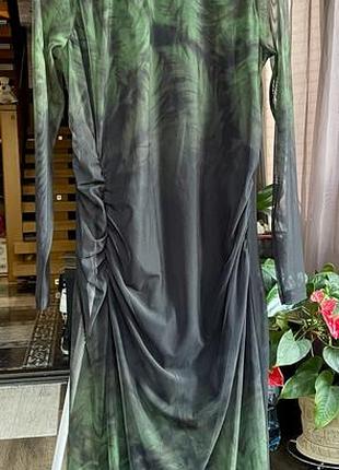 Ефектна сітчаста сукня-міді mint velvet (розмір m/l) — стан нової речі!
