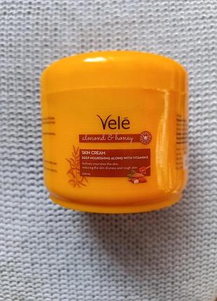 Питательный крем для тела velé almond & honey (миндаль и мед), 250 мл