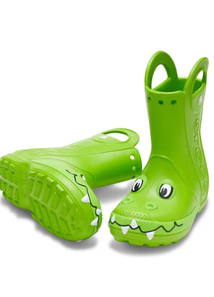 Crocs детские резиновые сапоги handle it duke rain boot