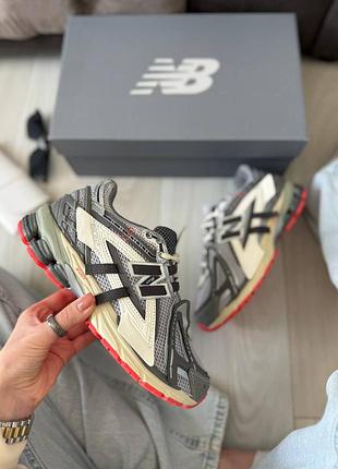 Кроссовки new balance 1906a grey drift red