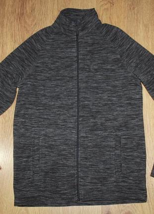 Мужская спортивная трекинговая флиска олимпийка кофта на молнии флисовая mountain warehouse xs-s