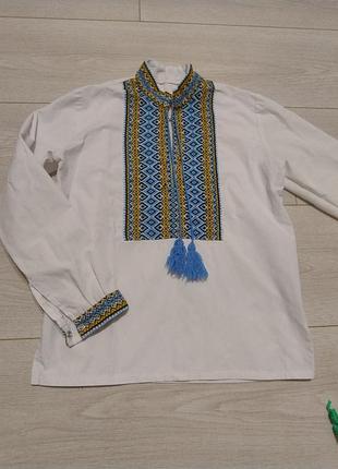 Вишиванка  жовто голуба