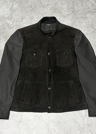 Шкіряна куртка ermenegildo zegna (оригінал, made in italy)