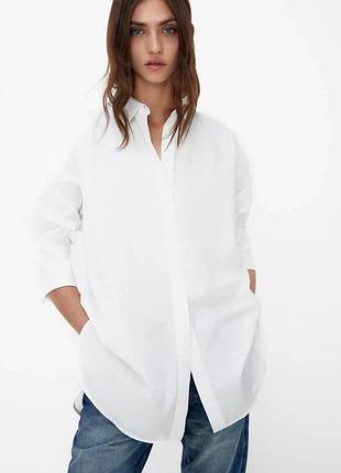 Сорочка zara оверсайз