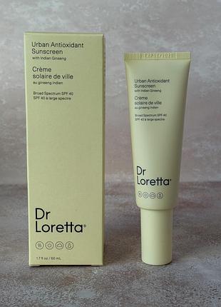 Dr. loretta - urban antioxidant sunscreen, spf 40 - сонцезахисний крем для обличчя, 50 ml