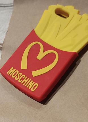 Оригинальный чехол moschino french fries для iphone 5 / 5s / 5c