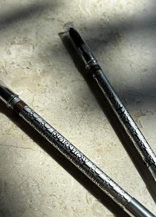 Водостійкий пудровий олівець для брів diorshow crayon sourcils poudre, відтінок 03 brown