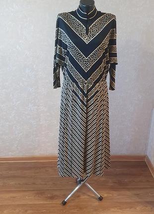 Нарядное коллекционное винтажное платье женская tricot-club mulhouse франция размер л-хл