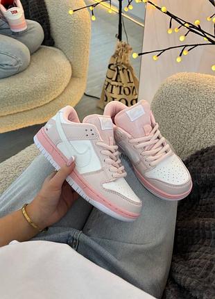 Кросівки  жіночі nike dunk low pink-bird