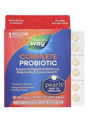 Pearls complete probiotic - 30 softgels