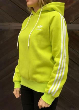 Худі adidas lime фліс2 фото