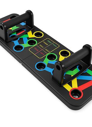 Дошка для віджимання від підлоги foldable push up, упор для віджимання для рук упори lm-16