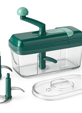 Універсальна терка-мультирізка для овочів nicer dicer twist, за якою легко доглядати kr-67