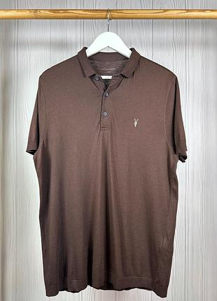 Allsaints parlour old money шикарна базове поло з красивим дизайном розмір xl