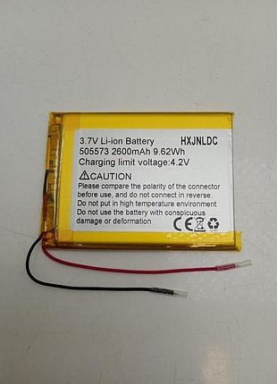Літій-іонний акумулятор 3.7v 2600mah (9.62wh) hxjnldc 505573