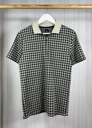 River island premium zip поло з красивим дизайном розмір s