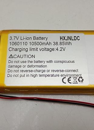Літій-іонний акумулятор 3.7v 10500mah (38.85wh) hxjnldc 1060110